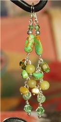 Mojave green earrings